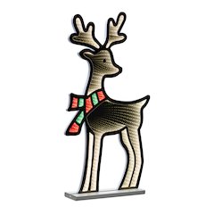 Deer with Scarf Ekkolight 33"H