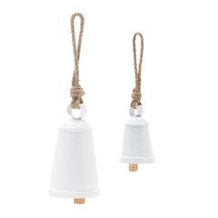 Rustic Metal Bell Ornament (Set of 8)