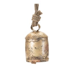 Distressed Metal Bell Ornament (Set of 8)