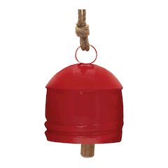 Rustic Metal Bell Ornament (Set of 2)