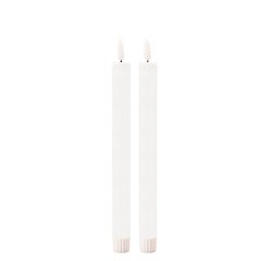 FIA Wick White Taper Candle (Set of 2)