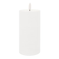FIA Wick White Pillar Candle (Set of 2)