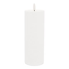FIA Wick White Pillar Candle (Set of 2)