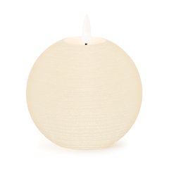 FIA Wick Ivory Round Candle (Set of 2)