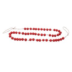 Wood Beaded String Garland (Set of 2)