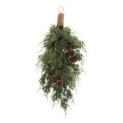 Pine and Pinecones Wall Swag Bundle 28"H