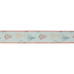 Christmas Tree Print Wired Ribbon (Set of 2)