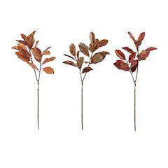 Fall Magnolia Leaf Spray (Set of 6)