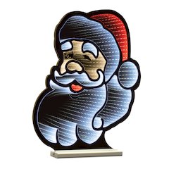 Santa Head Ekkolight 24"H