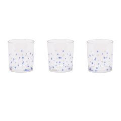 Dotted Glass Votive Candle Holder (Set of 3)