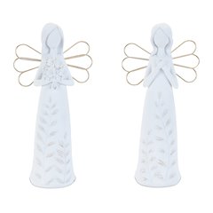 Etched Angel Figurine (Set of 4)