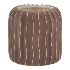 Wavy Ribbed Ceramic Vase (Set of 2)