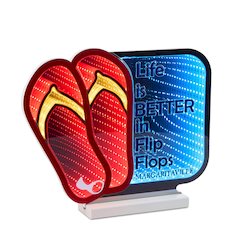 Margaritaville Flip Flop EkkoLight 12"H
