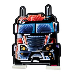 Transformers Optimus Prime Vehicle Mode Ekkolight 23"H