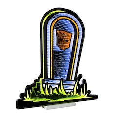 Transformers Autobot shieldstone Ekkolight 23.5"H