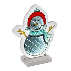 SmileyWorld Snowman Ekkolight 8.75"H