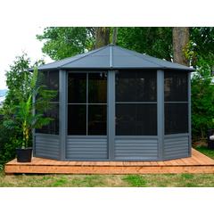 Florence Solarium with Metal Roof 12'x12' Slate
