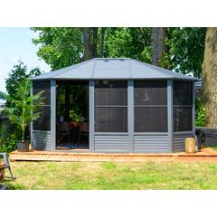 Florence Solarium with Metal Roof 12'x15' Slate
