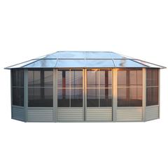 Florence Solarium 12 Ft. x 18 Ft. in Slate