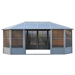 Florence Solarium with Metal Roof 12'x18' Slate
