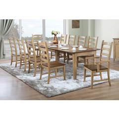 Brook 11 Piece 134" Rectangular Extendable Dining Set