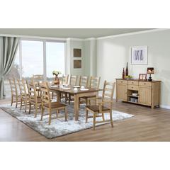 Brook 12 Piece 134" Rectangular Extendable Dining Set