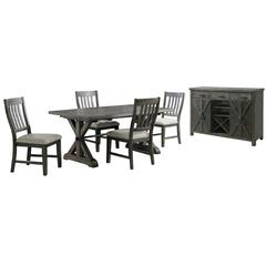 Trestle 6 Piece Dining Set