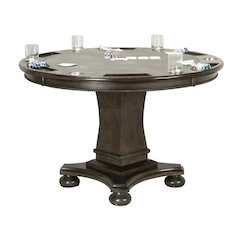 48" Round Vegas Dining and Poker Table