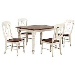 Andrews 5 Piece 48-60" Rectangular Extendable Dining Set
