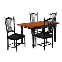 Selections 5 Piece 48-60" Rectangular Extendable Dining Set