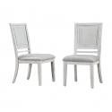Dining Side Chair | Padded Upholstered Seat | Set of 2
