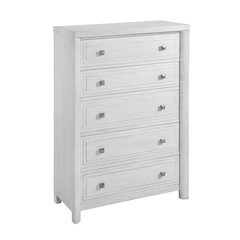 Dover 5 Drawer 58" Tall Chest, Vertical Bedroom Dresser, Contemporary Living