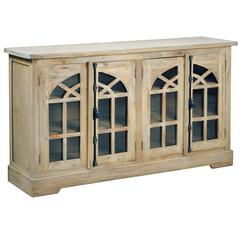 Cottage 63" Arched Glass Door Credenza