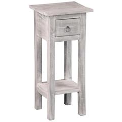 Cottage Narrow Side End Table