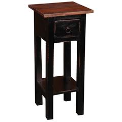Cottage Narrow Side End Table