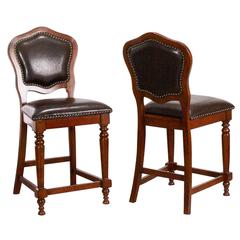 Bellagio Upholstered Barstools with Backs