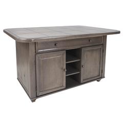 Shades of Gray Kitchen Island