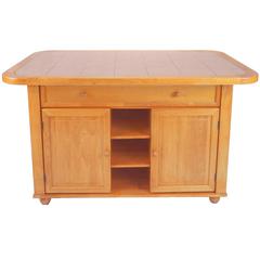 Light Oak Kitchen Island