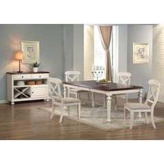 Andrews 6 Piece 58-76" Rectangular Butterfly Extendable Dining Set