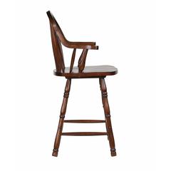 Andrews 24" Windsor Barstool with Arms
