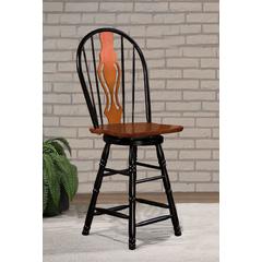 Black Cherry Selections 24" Keyhole Windsor Barstool