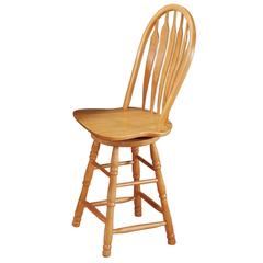 Oak Selections 24" Swivel Barstool