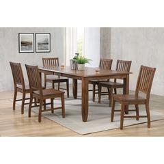 Simply Brook 8 Piece 72" Rectangular Extendable Table Dining Set