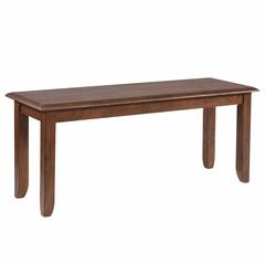 Simply Brook 6 Piece 72" Rectangular Extendable Table Dining Set with Bench
