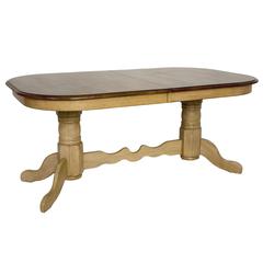 Brook 96" Oval Double Pedestal Extendable Dining Table