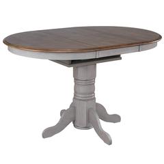Country Grove 6 Piece 42" Round to 60" Oval Extendable Pub Table Set