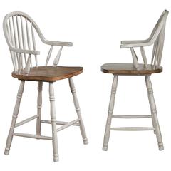 Country Grove 24" Windsor Barstools with Arms