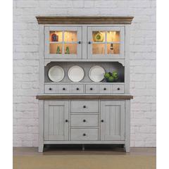 Country Grove Buffet and Lighted Hutch