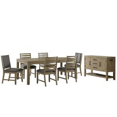 Saunders 8PC Extendable Dining Table Set