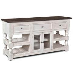Rustic French 70" Console